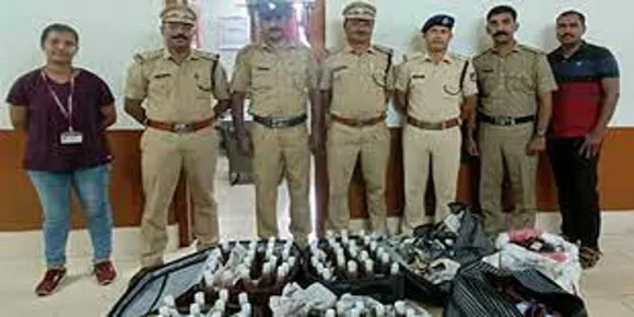 കോഴിക്കോട് റെയിൽവേ സ്റ്റേഷനിൽ മദ്യവേട്ട: പിടിച്ചെടുത്തത് 153.87 ലിറ്റർ ഗോവൻ മദ്യം