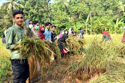 വിദ്യാർഥികൾക്ക്‌ നവ്യാനുഭവമായി എൻ.എസ്‌.എസ്‌.വളണ്ടിയർമാർ കൃഷിയറിവു യാത്ര നടത്തി