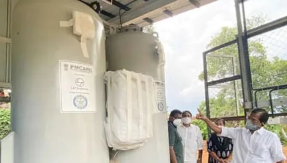 പാലാ ജനറൽ ആശുപത്രിയിൽ മെഡിക്കൽ ഗ്രേസ് ഓക്സിജൻ ജനറേറ്റിംഗ് പ്ലാൻ്റ് പ്രവർത്തനം ആരംഭിച്ചു