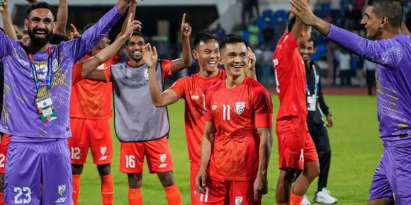 ലെ​ബ​ന​നെതിരെ ആവേശ ജയം; സാ​ഫ് ക​പ്പിൽ ഇ​ന്ത്യ ഫൈ​ന​ലി​ൽ