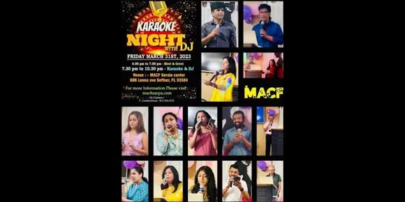 റ്റാമ്പായിൽ എംഎസിഎഫ് കരോക്കെ ജനശ്രദ്ധ നേടി