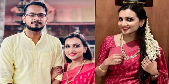 കണ്ണനെ കാണാന്‍ പ്രിയതമനോടൊപ്പം മഞ്ജരി ഗുരുവായൂരില്‍, ജെറിന്‍ പ്രാര്‍ത്ഥിച്ചത് പുറത്തുനിന്ന്