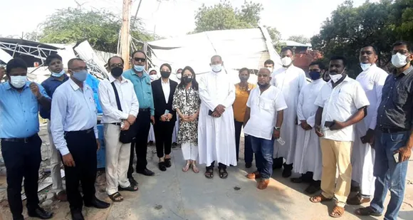 പള്ളി തകർത്തതിനെതിരെ ദേശീയ ന്യൂനപക്ഷ കമ്മീഷന് പരാതി നൽകി ഫരീദാബാദ് രൂപത