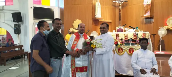 ഡല്‍ഹി ആർകെ പുരം സെന്റ് തോമസ് ദേവാലയത്തിൽ പുതുതായി ചുമതലയേറ്റ വികാരി റവ. ഫാ. വിജയ്ക്ക് സ്വീകരണം നല്‍കി