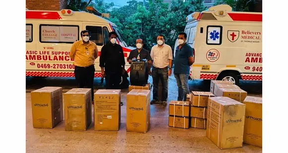 അമേരിക്കന്‍ ഹിന്ദു ചാരിറ്റി സംഘടനടയുടെ കോവിഡ് സഹായം ഇന്ത്യയിലെത്തി