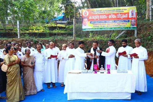 കുറവിലങ്ങാട് അഷ്ടഭവനങ്ങളുടെ ശിലാസ്ഥാപനം നടത്തി