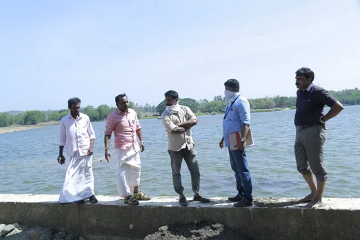 തടയണ നിർമ്മാണത്തിലെ അഴിമതി  വിജിലൻസ് സംഘം തടയണ സന്ദര്‍ശിച്ചു.