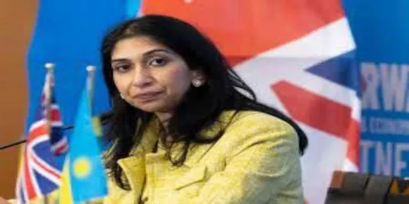 പാക് വംശജര്‍ക്കെതിരായ പരാമര്‍ശം: സുവേലയ്ക്കെതിരേ യുകെയില്‍ പ്രതിഷേധം