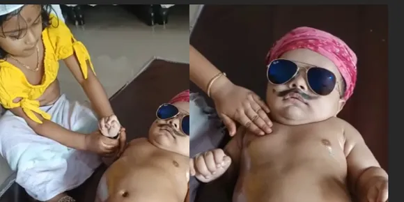 'സ്ഫടിക'ത്തിലെ ഏഴിമല പൂഞ്ചോല പാട്ടിലെ എണ്ണയിടീല്‍ സീന്‍ അവതരിപ്പിച്ച് മുട്ടിലിഴയുന്ന 'മോഹന്‍ലാലും' 'കുഞ്ഞേച്ചി സില്‍ക്കും' !