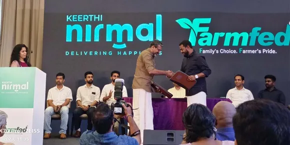 ഉത്പന്നങ്ങളുടെ വിപണന ശൃംഖല വിപുലീകരിക്കുന്നതിനായി കീർത്തി നിർമലും ഫാംഫെഡും കൈകോർത്തു; സഹകരണത്തിന്റെ ഭാഗമായി കീർത്തി നിർമ്മലിന്റെ വിപണന ശൃംഖല വഴി ഫാംഫെഡ് ഉത്പന്നങ്ങൾ വിപണിയിലിറക്കും