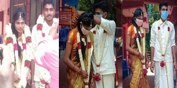 മൂഹൂര്‍ത്ത സമയത്ത് കല്യാണ മണ്ഡപത്തിലെത്താന്‍ വരവ് പാസ് ലഭിച്ചില്ല; കുമളി അതിര്‍ത്തി ചെക്‌പോസ്റ്റില്‍ യുവാവും യുവതിയും വിവാഹിതരായി