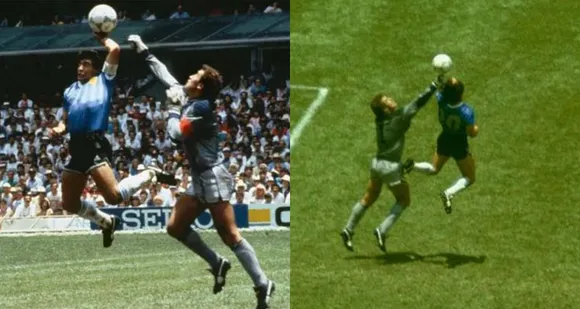 ഇംഗ്ലണ്ടിനെ ഒന്നാകെ കരയിച്ച "ഹാൻഡ് ഓഫ് ഗോഡ് " എന്തായിരുന്നു ?