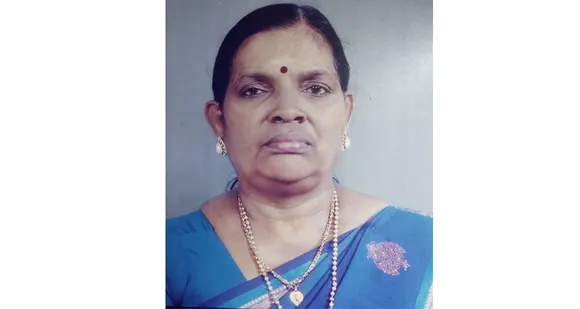 പുലാപ്പറ്റ രാജു നിവാസിൽ വിജയലക്ഷ്മി (റിട്ട. അധ്യാപിക - 61) നിര്യാതയായി