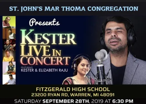 കെസ്റ്റർ ലൈവ് ഷോ 28 ശനിയാഴ്ച ഡിട്രോയിറ്റിൽ