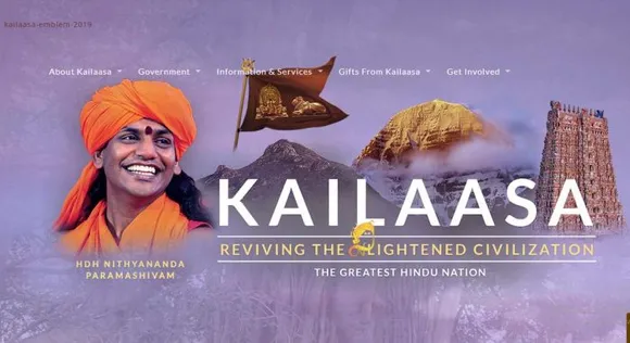 വിവാദ ആള്‍ദൈവം നിത്യാനന്ദയ്ക്ക് ഇക്വഡോറിനു സമീപം സ്വന്തം രാജ്യം