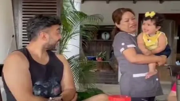 ശില്പ ഷെട്ടിയുടെ ഭര്‍ത്താവിന്റെ പാട്ടിന് പ്രതികരണവുമായി മകള്‍