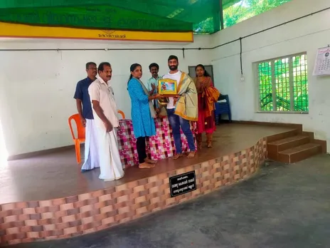 ബോഡി ബിൽഡർ അർജ്ജുൻ ചന്ദ്രനെ ആദരിച്ചു