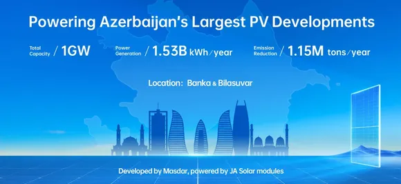 JA Solar to Supply 1 GW of DeepBlue 4.0 Pro Modules for Azerbaijan’s Largest Solar Projects