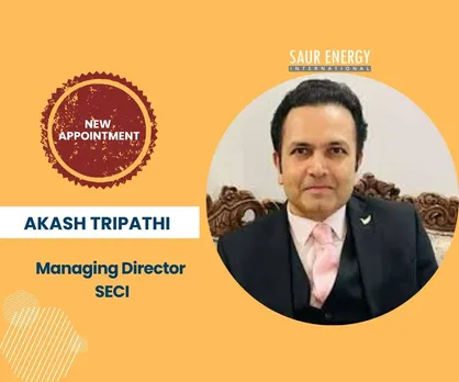 Akash Tripathi Managing Director SECI