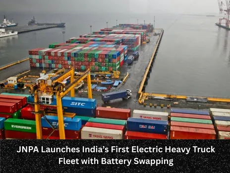 JNPA Launches India’s First Electric Heavy Truck Fleet with Battery Swapping