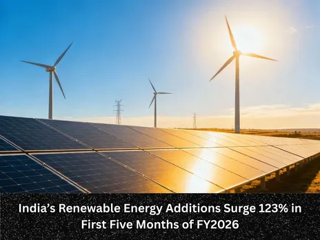 India’s Renewable Energy Additions Surge 123% in First Five Months of FY2026