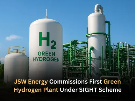 JSW Energy Commissions First Green Hydrogen Plant Under SIGHT Scheme