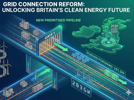 NESO Clears Grid Queue Backlog 283 GW Advanced Toward UK’s Clean Power 2030 Goal