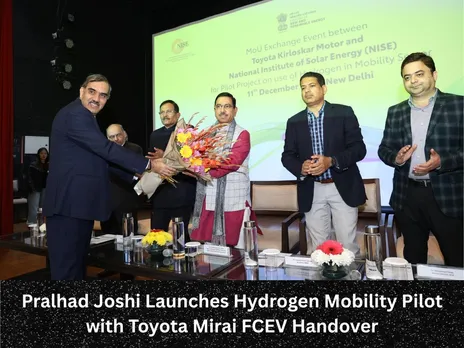 Pralhad Joshi Launches Hydrogen Mobility Pilot with Toyota Mirai FCEV Handover