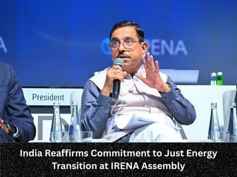 India Reaffirms Commitment to Just Energy Transition at IRENA Assembly
