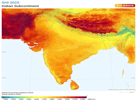 India Sees Below-Average Solar Resource in 2025: Solargis