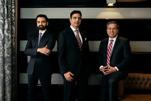 Varun Karad, Paritosh Ladhani and Kushagra Nandan, co-Founders, LNK-Energy.