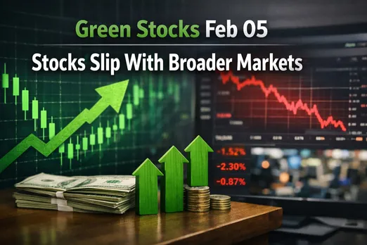 Green Stocks Feb 05 2026- Stocks Slip With Broader Markets