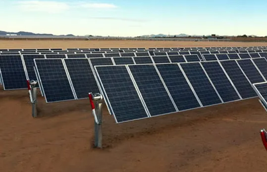 solar tracker power plant