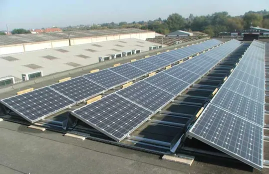 NDMC install solar panels