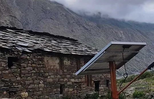 solar energy system, Solar toilets in Lahaul