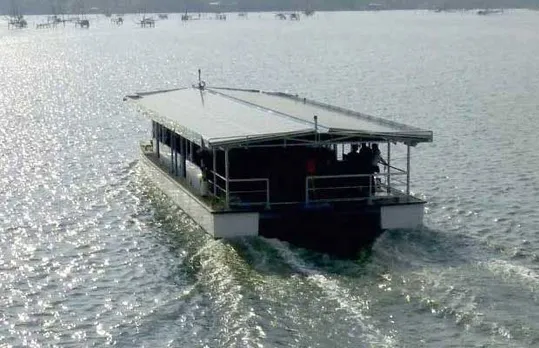 Solar Boats introduced at Peruvannamuzhi, Kerala