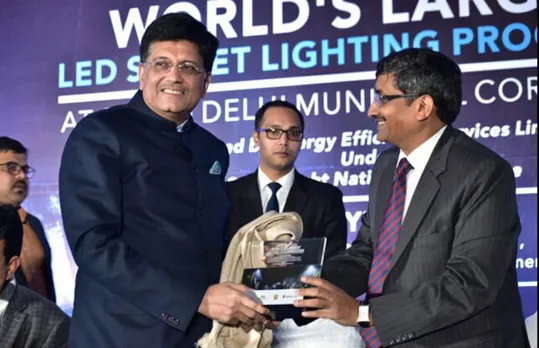 Piyush Goyal dedicates World’s Largest LED Street Lighting Programme to the Nation