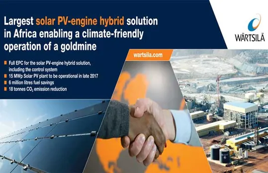 Engine manufacturer Wärtsilä to supply a solar PV plant to Burkina Faso
