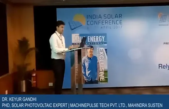 Keyur Gandhi PHD Solar Photovoltaic Expert Machinepulse Tech