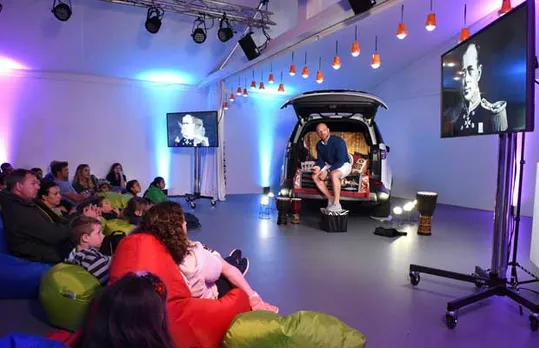 Jaguar Land Rover Transforming Kenyan Lives with the power of the sun, 'Night Time Sun' Lights Up Hay Festival