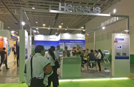 Heraeus Introduces New Front-side Silver Paste at PV Taiwan International Photovoltaic Exhibition