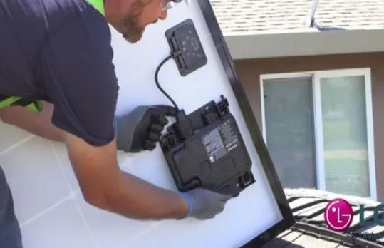 LG AC Module with Integrated Microinverter