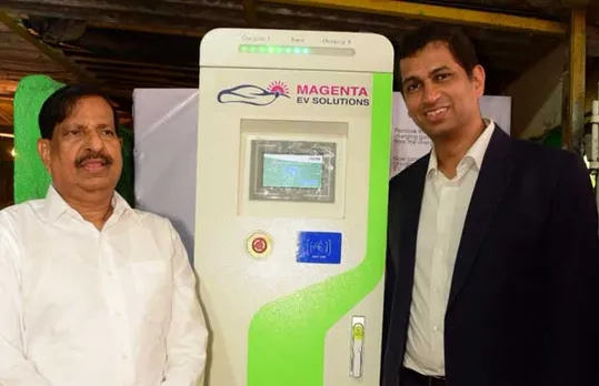 Magenta Power Solar Powered EV Charging Station