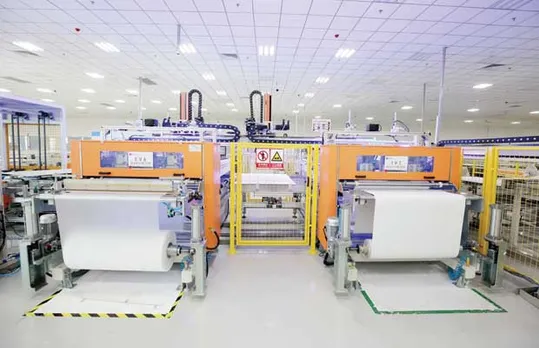 2nd EVA & TPT cutting and layout machine