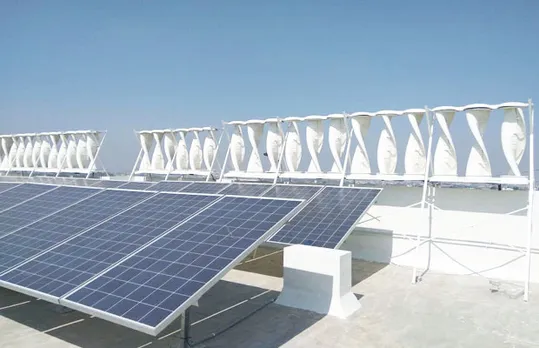 Solar-Wind Hybrid Power Plant