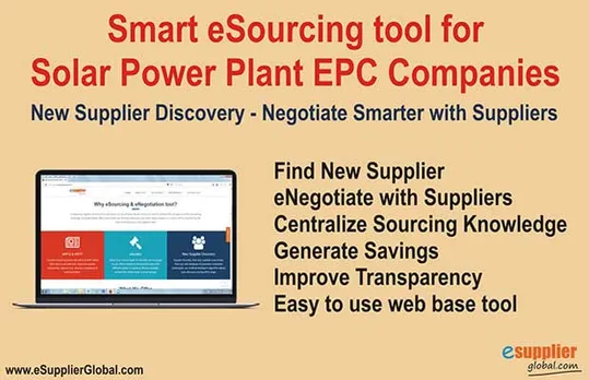 AI Powered eSourcing Tool Helps EPC Companies to Source, Negotiate Smarter Online