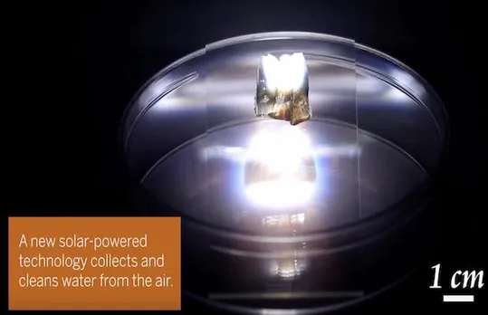 Solar-Powered Device Turning Air into Water