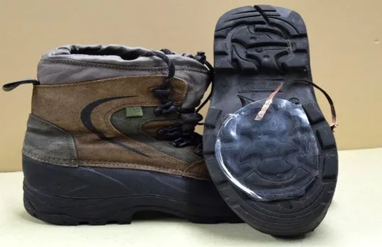 Hiking shoe with Nanogenerator