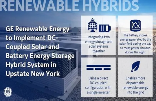 GE Solar Plus Storage Project in New York