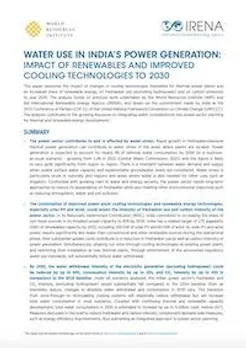 Water Use in India’s Power Generation